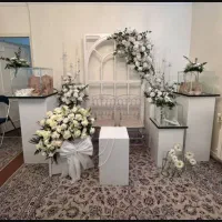 بله برون ست نامزدی عروسی باکس شمعدان صندلی