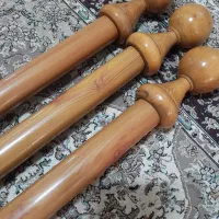 میل پرده یا چوب پرده ۳عدد به همراه ۴۰حلقه