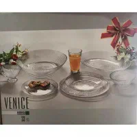 سرویس کامل ونیز غذاخوری و صبحانه خوری بلور