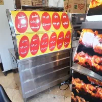 کانتر گرم لوازم فست فود یخچال