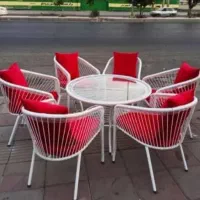 میز صندلی باغی کافه رستورانی کاریناkarinaچهارنفره