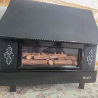 بخاری شومینه نیک کالا نو  رنگ مشکی طرح جدید