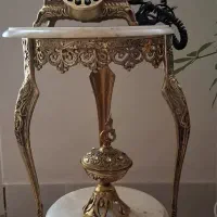 تلفن برنز و میز برنز و شکلات خوری برنز