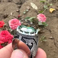 انگشتر عباسی تمام نقره
