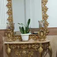 آینه کنسول و میز تلویزیون برنز اصل سنگین وزن