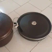 قابلمه و ماهیتابه تفلون بزرگ در حد