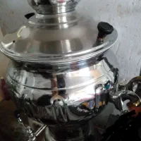 سماور گازی درحد نو خیلی خشکل ۸ نیم لیتری