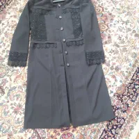 مانتو مشکی سایز ۴۴
