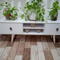 میزتلویزیون سفید