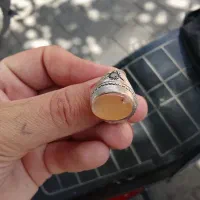 انگشتر نقره مردانه حقیق یمنی