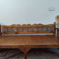 تخت سنتی چوبی
