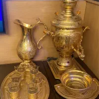سماور آب طلا قلم کاری