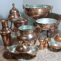 ظروف پذیرایی مسی زیبا