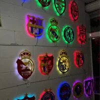 لوگو های باشگاهی با نورپردازی ۱۶ رنگ