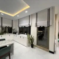 پرده شید رومن کیفیت بالا پارچه ترک تحویل فوری