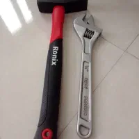 چکش 1000G ronix و آچار فرانسه NOVA