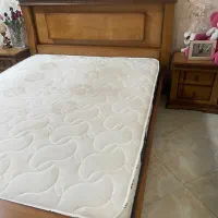 سرویس خواب دونفره به همراه تشک در حد نو