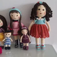 عروسک دستبافت کاملا نو
