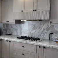 صفحه سنگ کابینت سفید