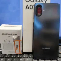 گوشی a07در حد با شارژر