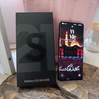 موبایل S21 اولترا درحد با حافظه 256 و رم 12