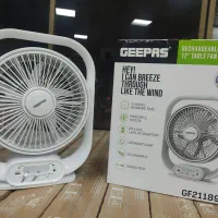 پنکه شارژی رومیزی 12 اینچ جیپاس مدل GF 21189