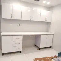 کابینت پیش‌ساخته فلزی برای آشپزخانه ۶ متری