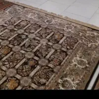 یک جفت فرش ۶ متری ابریشم خشتی در حد نو