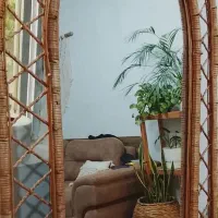 آینه قدی حصیری