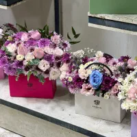 باکس گل اقتصادی باکس گل رز با ارسال