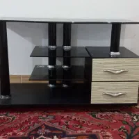 میز تلویزیون شیشه ای