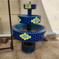 آبنما و فرش راه پله