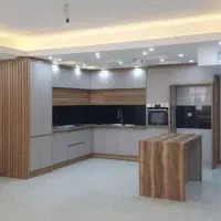 ام دی اف کابینت + ویترین قدی صفحه شرکتی198G