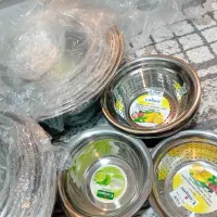 ابکش و لگن استیل اشپز خانه