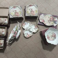 سرویس لمونژ کرمی رنگ