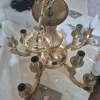 لوستر 5 شاخه برنجی