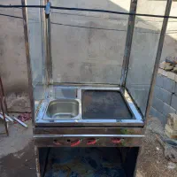 فر ساندویچ و یخچال دوطرف نما  معاوضه با موتور