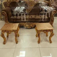 مبل تاج عروس ۷نفره و عسلی