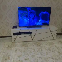 میز تلوزیون همراه کنسول چوب ترک