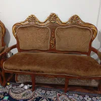 سرویس مبل 9 نفره کلاسیک منبت ملایر
