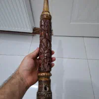 قلیان میانه چوب سرخ