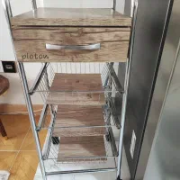 استند چندطبقه چرخ‌دار