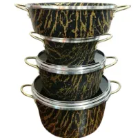 سرویس ۷ پارچه / دسته طلایی