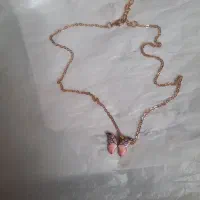 گردنبند پروانه رنگ ثابت بفروش میرسد