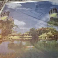 پرده نقشدار تزئینی