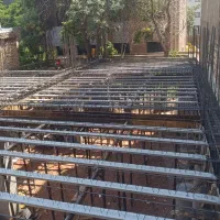 آرماتور بندی. اسکلت فلزی . استخر . فونداسیون. سوله