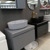 روشویی کابینتی بتیس طوسی و مشکی