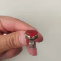 2عدد انگشتر نقره عقیق یمن و ساده