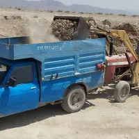 راننده تراکتوربیلی و نیسان‌کمپرسی
