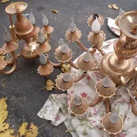 فروش و خرید لوسترهای برنزی و آب طلا